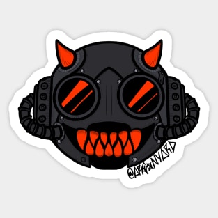 Nameless Ghoul Swiss Multi RED Sticker